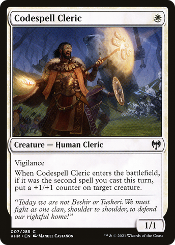{C} Codespell Cleric [Kaldheim][KHM 007]