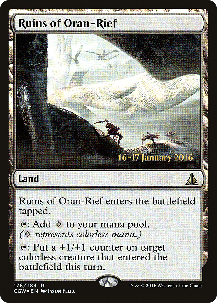{R} Ruins of Oran-Rief [Oath of the Gatewatch Prerelease Promos][PR OGW 176] - Misty Mountain Games