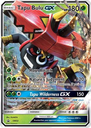 [PKM] Tapu Bulu GX (SM32) [Sun & Moon: Black Star Promos]