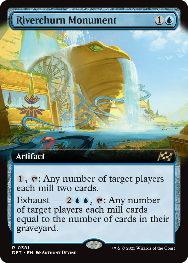 {@R} Riverchurn Monument (Extended Art) [Aetherdrift][DFT 381]