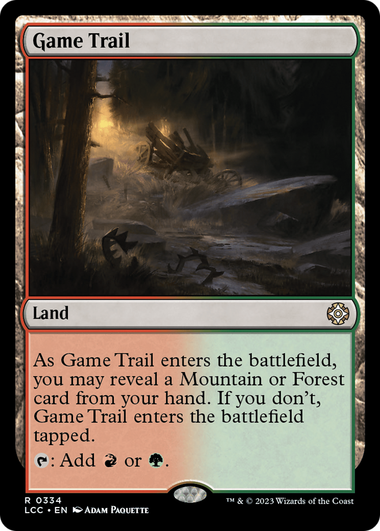 {R} Game Trail [The Lost Caverns of Ixalan Commander][LCC 334]