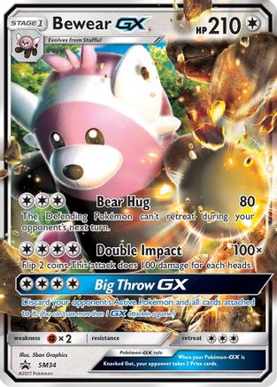 [PKM-R] Bewear GX (SM34) [Sun & Moon: Black Star Promos]