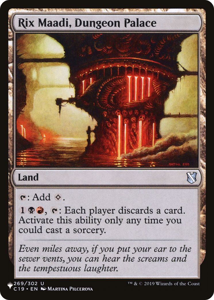 Rix Maadi, Dungeon Palace [LIST C19-269]