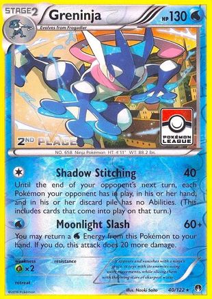 [PKM] Greninja (40/122) (League Promo 2nd Place) [XY: BREAKpoint]
