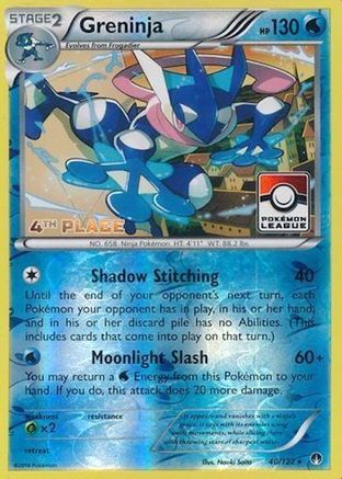 [PKM] Greninja (40/122) (League Promo 4th Place) [XY: BREAKpoint]
