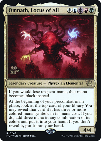 {R} Omnath, Locus of All [March of the Machine Prerelease Promos][PR MOM 249]