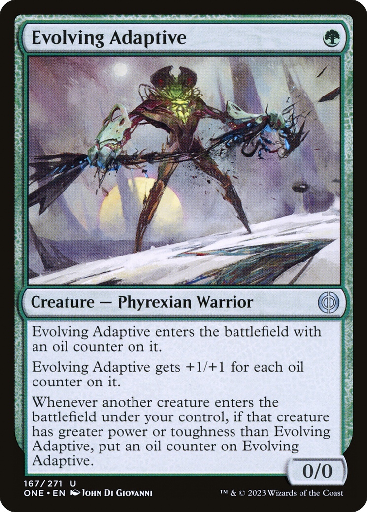 {C} Evolving Adaptive [Phyrexia: All Will Be One][ONE 167]