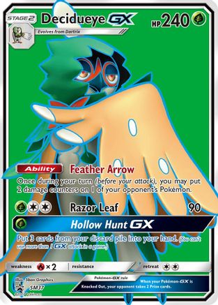 [PKM] Decidueye GX (SM37) [Sun & Moon: Black Star Promos]