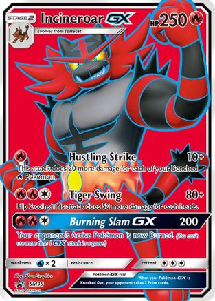 [PKM] Incineroar GX (SM38) [Sun & Moon: Black Star Promos]