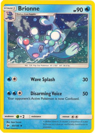[PKM] Brionne (40/149) (Cosmos Holo) [Sun & Moon: Base Set]