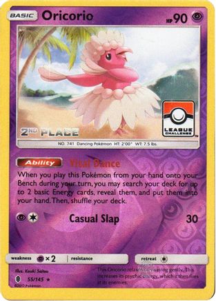 [PKM-R] Oricorio (55/145) (League Promo 2nd Place) [Sun & Moon: Guardians Rising]