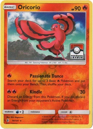 [PKM-R] Oricorio (14/145) (League Promo) [Sun & Moon: Guardians Rising]