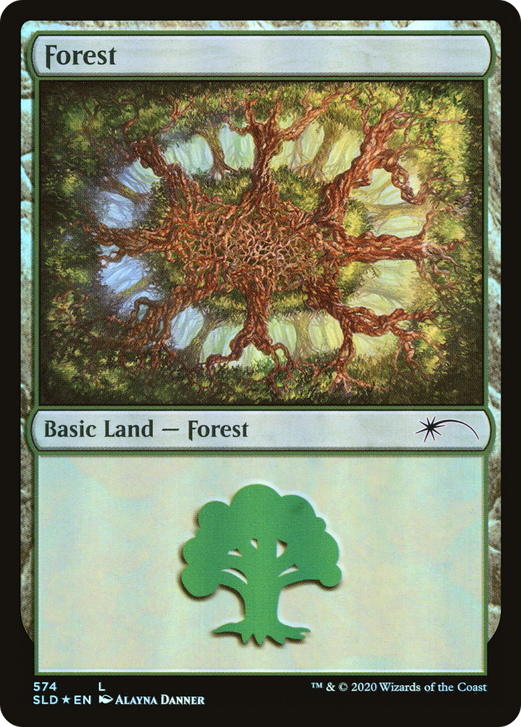 {B}[SLD 574] Forest (Plus One) (574) [Secret Lair Drop Promos]
