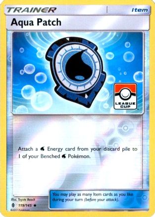 [PKM] Aqua Patch (119/145) (League Promo) [Sun & Moon: Guardians Rising]