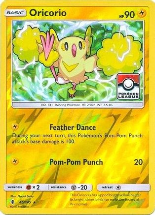 [PKM] Oricorio (46/145) (League Promo) [Sun & Moon: Guardians Rising]