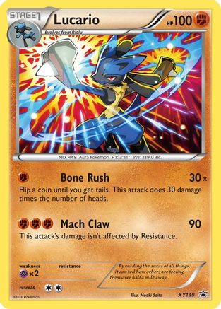 [PKM] Lucario (XY140) [XY: Black Star Promos]