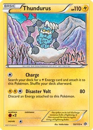 [PKM] Thundurus (50/113) (Theme Deck Exclusive) [Black & White: Legendary Treasures]