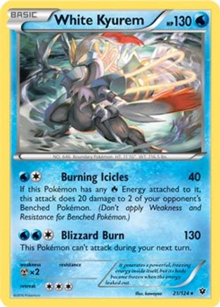 [PKM-R] White Kyurem (21/124) (Theme Deck Exclusive) [XY: Fates Collide]