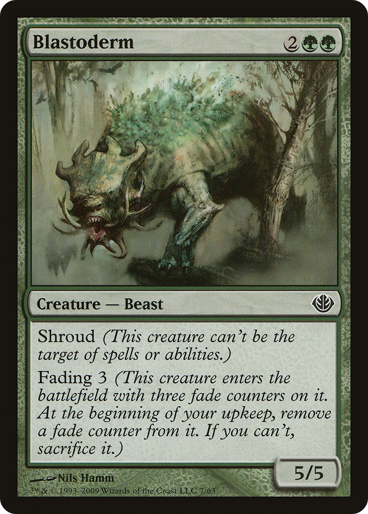 {C} Blastoderm [Duel Decks: Garruk vs. Liliana][DDD 007]