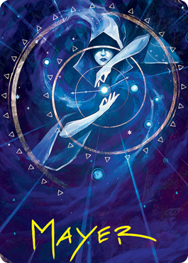 {A} Time Warp Art Card (Gold-Stamped Signature) [Strixhaven: School of Mages Art Series][GS ASTX 069]