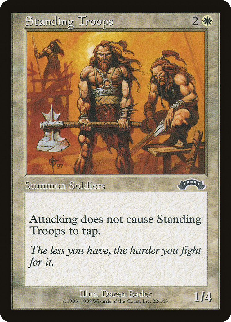 {C} Standing Troops [Exodus][EXO 022] - Misty Mountain Games