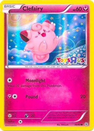 [PKM] Clefairy (50/83) (Toys R Us Promo) [XY: Generations]