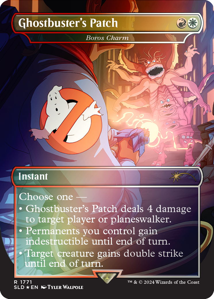 {R} Ghostbuster's Patch - Boros Charm (Rainbow Foil) [Secret Lair Drop Series][RBF SLD 1771]