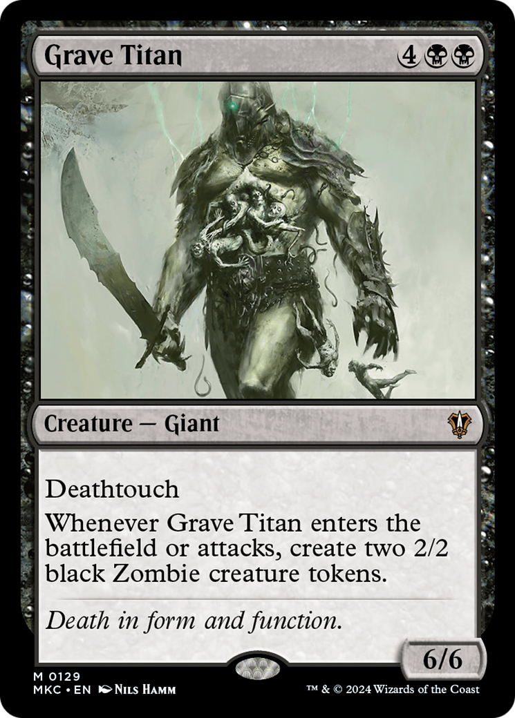 {R} Grave Titan [Murders at Karlov Manor Commander][MKC 129]