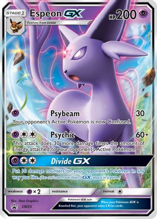 [PKM] Espeon GX (SM35) [Sun & Moon: Black Star Promos]