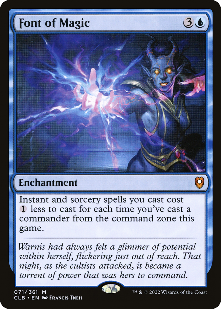 {R} Font of Magic [Commander Legends: Battle for Baldur's Gate][CLB 071]