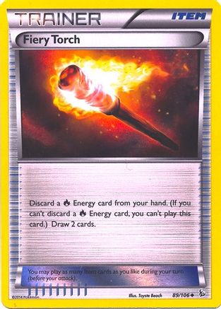 [PKM] Fiery Torch (89/106) (Sheen Holo Pyroar Collection Exclusive) [XY: Flashfire]