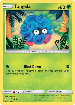 [PKM] Tangela (7/147) [Sun & Moon: Burning Shadows]