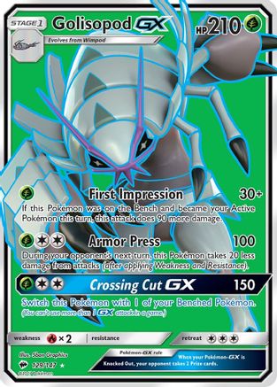 [PKM] Golisopod GX (129/147) [Sun & Moon: Burning Shadows]