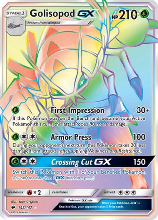 [PKM] Golisopod GX (148/147) [Sun & Moon: Burning Shadows]