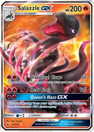 [PKM] Salazzle GX (25/147) [Sun & Moon: Burning Shadows]
