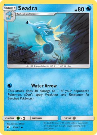 [PKM] Seadra (30/147) [Sun & Moon: Burning Shadows]