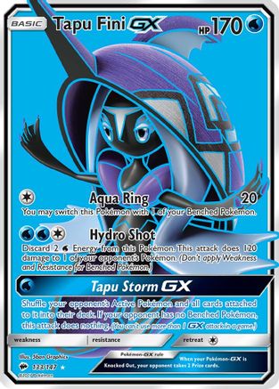 [PKM] Tapu Fini GX (133/147) [Sun & Moon: Burning Shadows]
