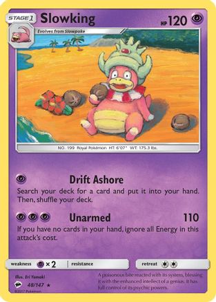 [PKM-R] Slowking (48/147) [Sun & Moon: Burning Shadows]
