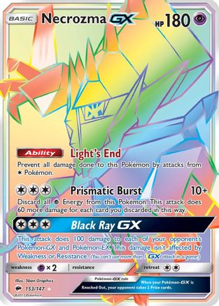 [PKM] Necrozma GX (153/147) [Sun & Moon: Burning Shadows]