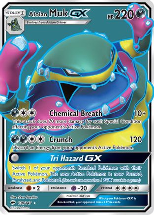 [PKM] Alolan Muk GX (138/147) [Sun & Moon: Burning Shadows]
