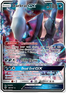 [PKM] Darkrai GX (88/147) [Sun & Moon: Burning Shadows]