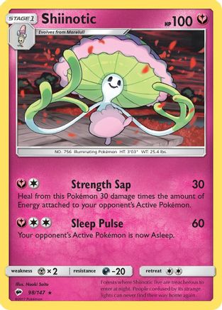 [PKM] Shiinotic (98/147) [Sun & Moon: Burning Shadows]