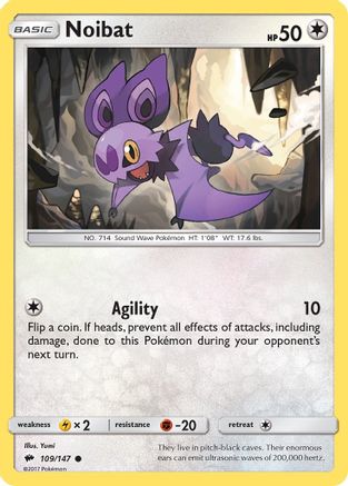 [PKM] Noibat (109/147) [Sun & Moon: Burning Shadows]