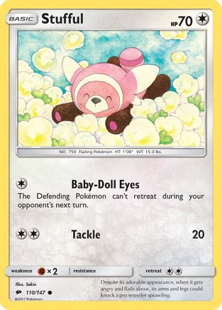 [PKM] Stufful (110/147) [Sun & Moon: Burning Shadows]