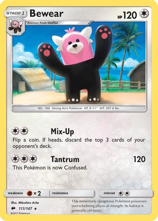 [PKM] Bewear (111/147) [Sun & Moon: Burning Shadows]