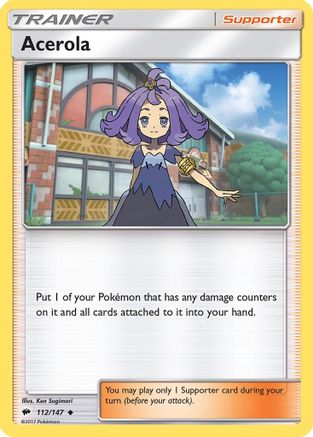 [PKM] Acerola (112/147) [Sun & Moon: Burning Shadows]
