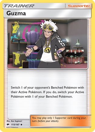 [PKM] Guzma (115/147) [Sun & Moon: Burning Shadows]