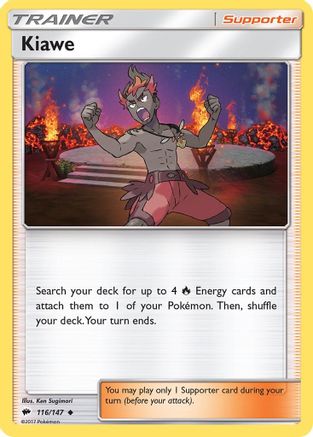 [PKM] Kiawe (116/147) [Sun & Moon: Burning Shadows]