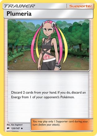 [PKM] Plumeria (120/147) [Sun & Moon: Burning Shadows]
