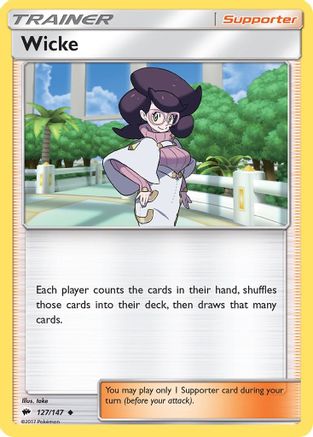 [PKM] Wicke (127/147) [Sun & Moon: Burning Shadows]